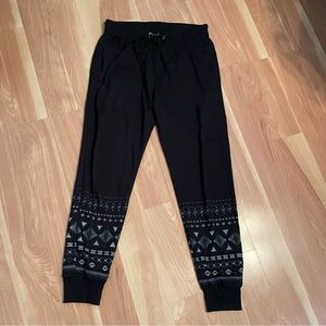 Black jogger sweatpants